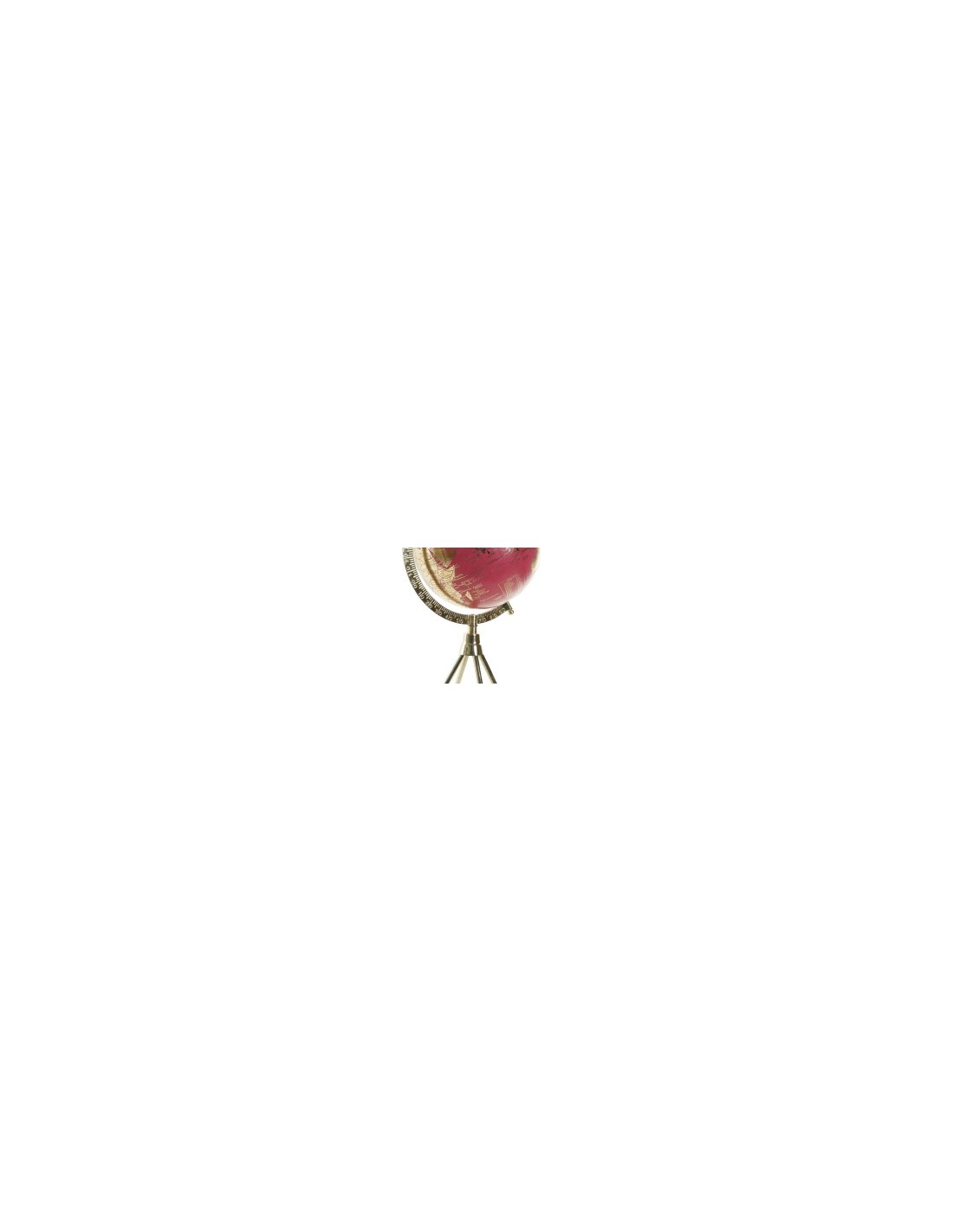 MAPPAMONDO ALLUMINIO/PVC 18,5X16X38 DORATO