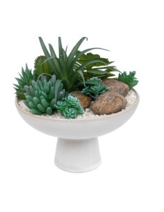 COMPOSIZIONE 198132 SOLEYA 19X20CM CON VASO CERAMICA
