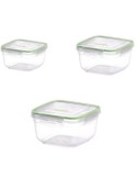 SET 3 CONTENITORI 04GD314 QUADRATI 500/900/1500ML