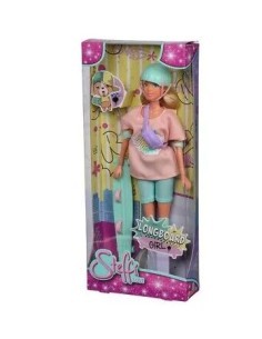 STEFFI 105733580 BAMBOLA CON SKATEBOARD