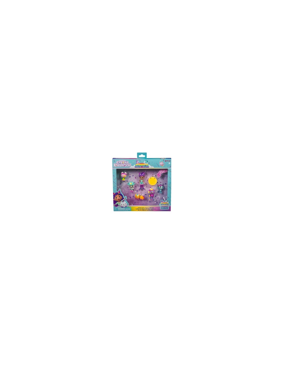 Gabby's Dollhouse, Set di 6 Personaggi con Scatola a Sorpresa e Accessorio, Giocattoli per Bambini 3+ Anni