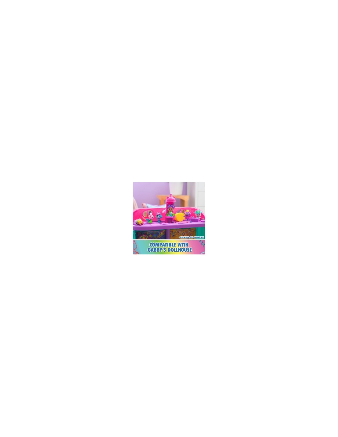 Gabby's Dollhouse, Set di 6 Personaggi con Scatola a Sorpresa e Accessorio, Giocattoli per Bambini 3+ Anni