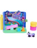 Gabby's Dollhouse, Stanza dei Giochi Purr-ific con la Macchinina Carlita, Giocattoli per Bambini dai 3 Anni
