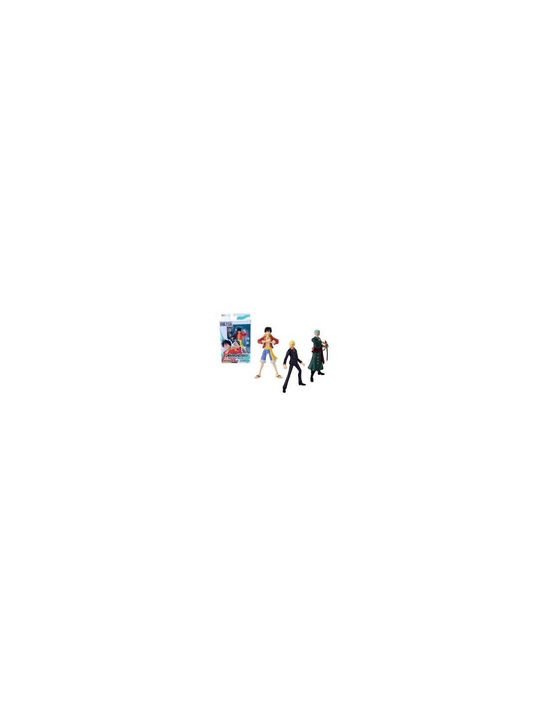 "Bandai 36930 One Piece Action Figure 17 cm, Statuetta Articolata , Multicolore, Anime Heroes, Parti Intercambiabili"