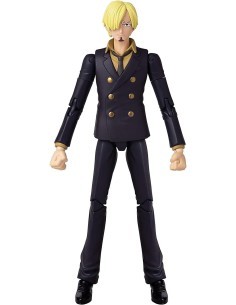 "Bandai 36930 One Piece Action Figure 17 cm, Statuetta Articolata , Multicolore, Anime Heroes, Parti Intercambiabili"