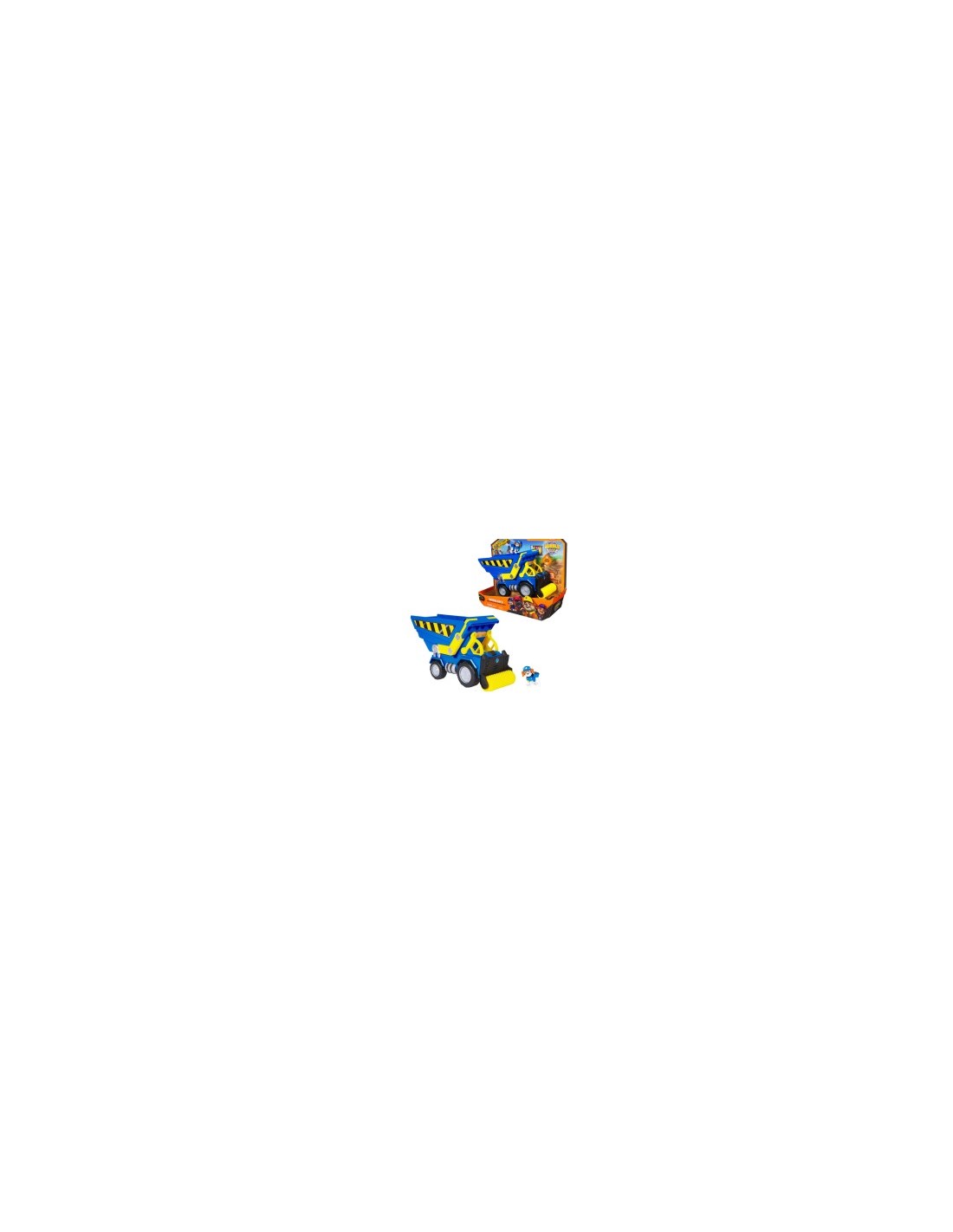 Rubble & Crew, Veicolo Deluxe di Wheeler, Camion Ribaltabile con Luci, Suoni e Personaggio, 3 Anni+
