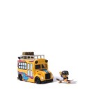 Tech Deck Sk8 Crew, Autobus Trasformabile 2in1 Sk8 con Fingerboard e Personaggio, Mini Skateboard da Collezione, 5 Anni in Su