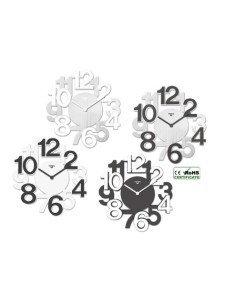 OROLOGIO PARETE 1975/21 ABS 35CM BIG NUMBERS ASSORTITO