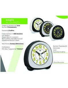 SVEGLIA 7509/20 QUARZO SWEEP ASSORTITO