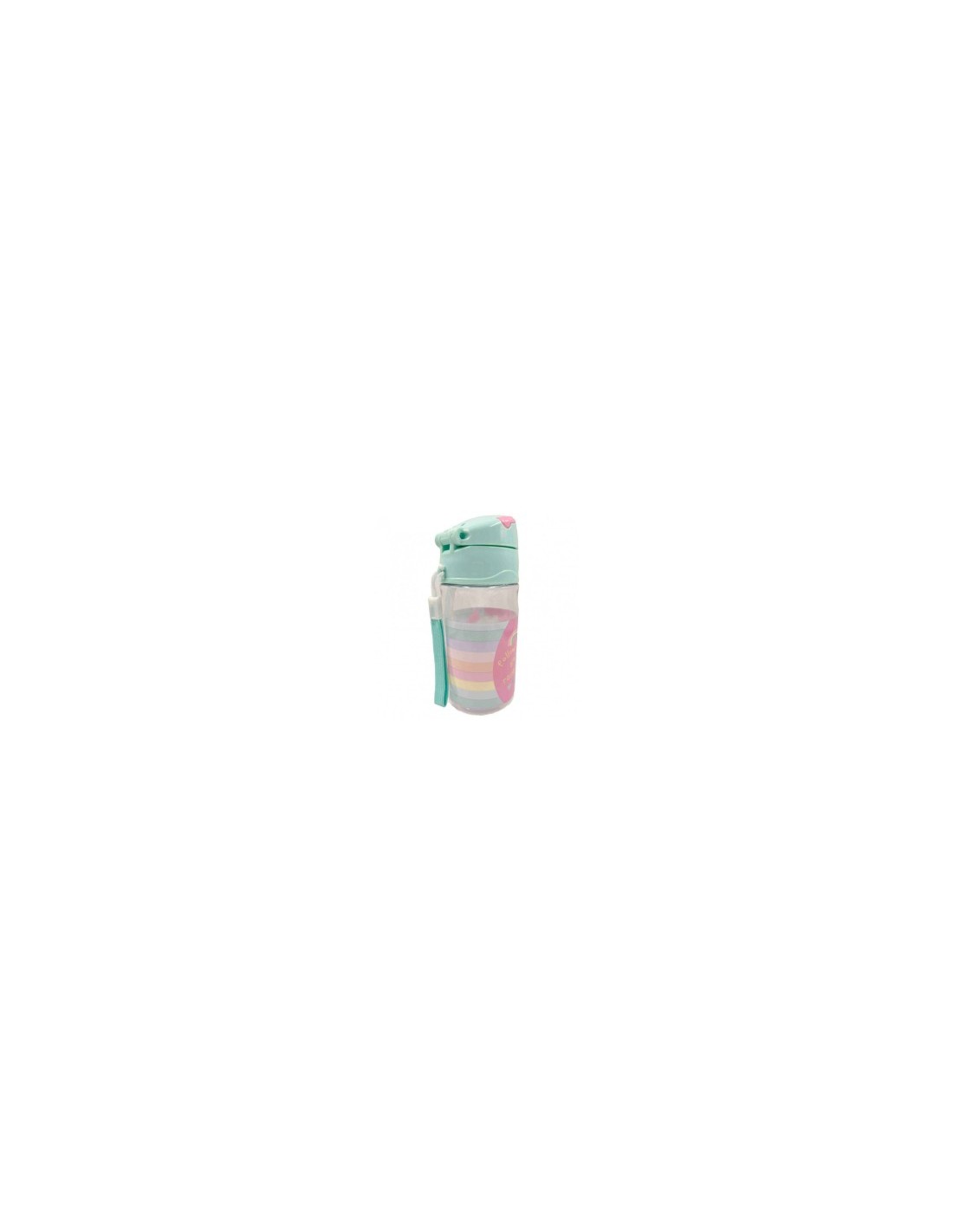 "Bottiglia Arcobaleno Unicorno Fisher-Price 350 ML, Borraccia con Cannuccia, PVC Durevole e Sicuro, Design Allegro e Fantasioso"