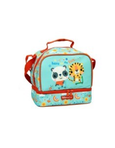 "Borsetta Termica Porta Merenda Tigre Fisher Price Borsa Porta Pranzo per Bambini con Design Divertente e Scomparti"