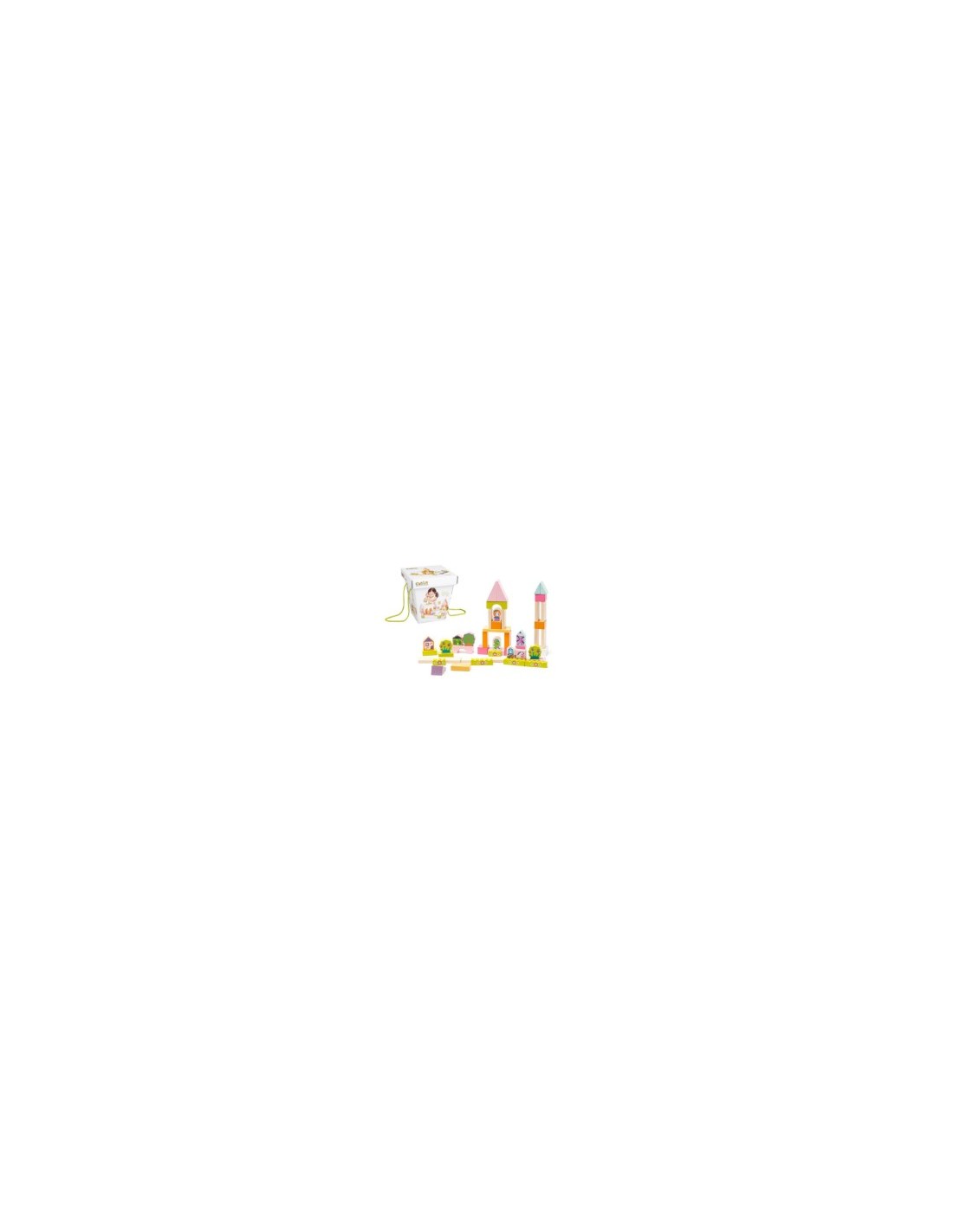 CUBIKA CBK13906 SECCHIELLO COSTRUZIONI LEGNO TOWN FOR GIRLS