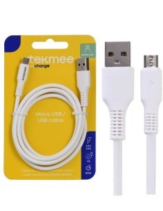 Tekmee Cavo di ricarica USB da Tipo A a Micro USB 1 metro 2A