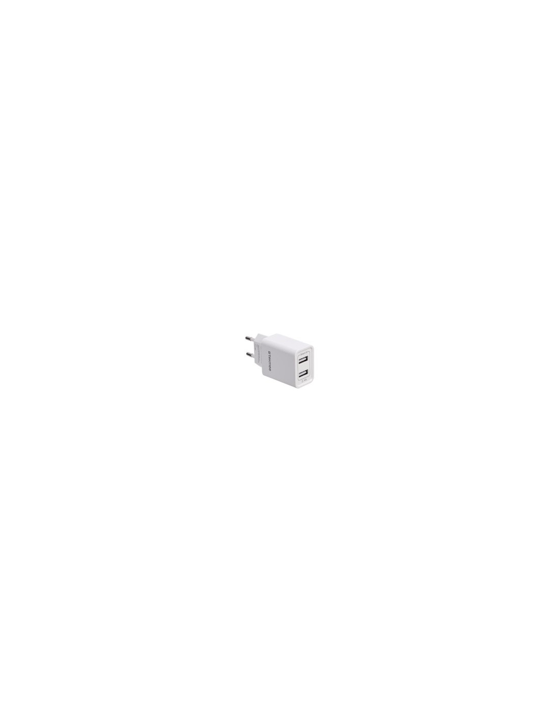 Tekmee Caricatore da muro a 2 porte USB di Tipo A 2.4A