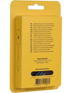 Tekmee Cavo USB Lightning 2A per iPhone Quick Charge 1 Metro Assortito Disponibile in Diversi Colori