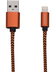 Tekmee Cavo USB Lightning 2A per iPhone Quick Charge 1 Metro Assortito Disponibile in Diversi Colori