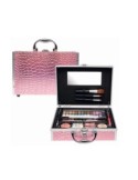TROUSSE CASUELLE COCCODRILLO ROSA 23X17X7CM