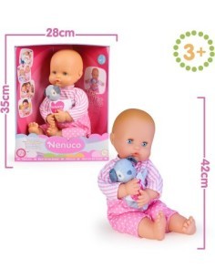 Nenuco Abbracciami, Bambola 42 cm, Famosa, Corpo Morbido, Braccia e Gambe Articolate, Giocattolo per Bambini