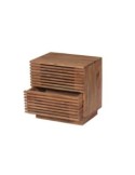 COMODINO LEGNO NATURALE 50X35X50CM
