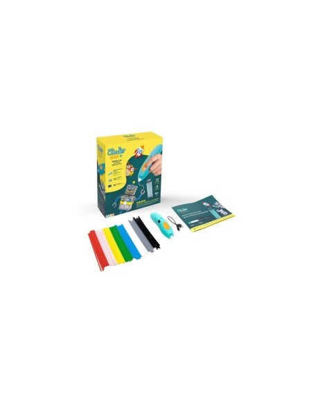 Rocco Giocattoli 3Doodler Start Penna 3D, Penna Creativa 3D per Bambini, Filamenti Biodegradabili, Giocattolo Educativo