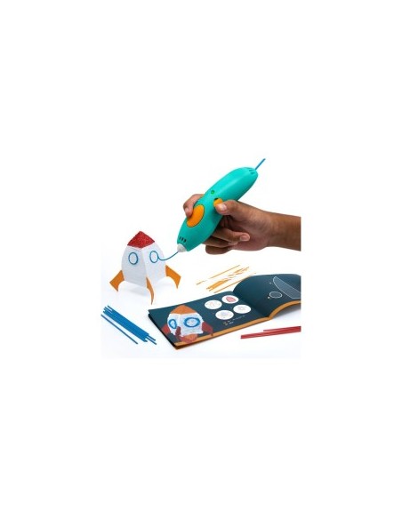 Rocco Giocattoli 3Doodler Start Penna 3D, Penna Creativa 3D per Bambini, Filamenti Biodegradabili, Giocattolo Educativo