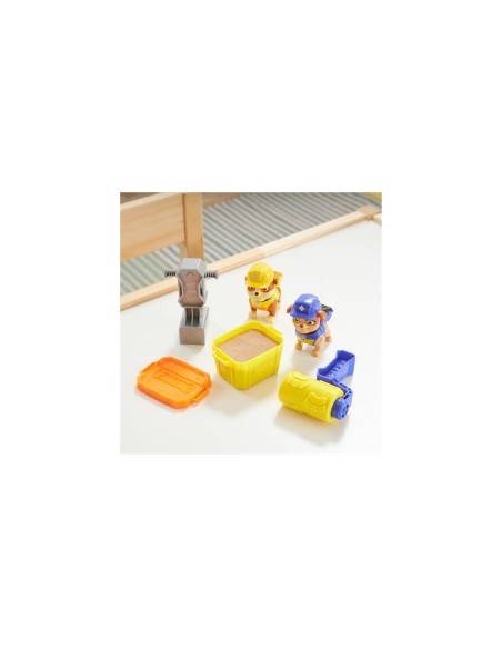 Rubble & Crew, Set di Action Figure Rubble e Mix con Kinetic Sand Build-It, 85,05 g, e Attrezzi per Costruzioni, 3+ Anni