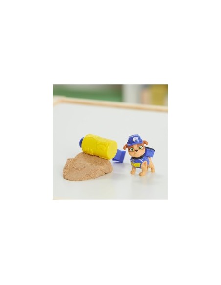 Rubble & Crew, Set di Action Figure Rubble e Mix con Kinetic Sand Build-It, 85,05 g, e Attrezzi per Costruzioni, 3+ Anni