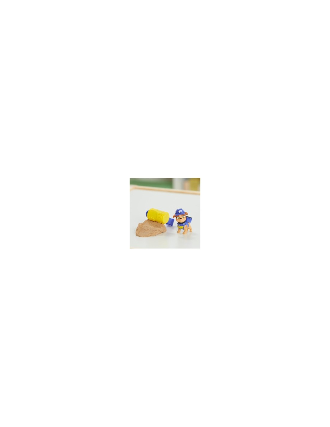 Rubble & Crew, Set di Action Figure Rubble e Mix con Kinetic Sand Build-It, 85,05 g, e Attrezzi per Costruzioni, 3+ Anni