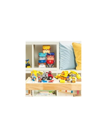 Rubble & Crew, Set di Action Figure Rubble e Mix con Kinetic Sand Build-It, 85,05 g, e Attrezzi per Costruzioni, 3+ Anni