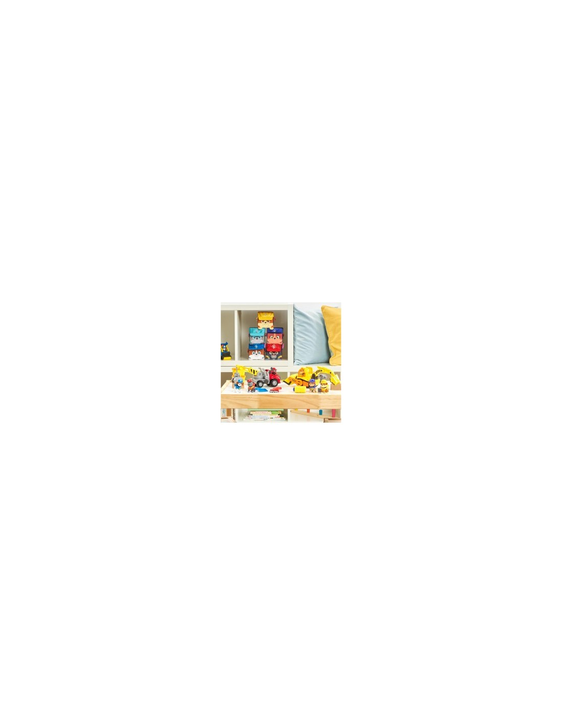 Rubble & Crew, Set di Action Figure Rubble e Mix con Kinetic Sand Build-It, 85,05 g, e Attrezzi per Costruzioni, 3+ Anni