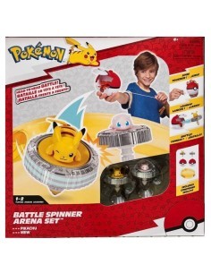 POKEMON SET BATTLE SPINNER ARENA CON 2 PERSONAGGI INCLUSI PIKACHU E MEW