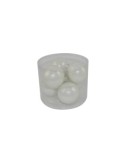 *CONF 6 SFERE 58929 VETRO 10CM B.CO ASS su TreG Ingrosso
