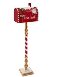 CASSETTA LETTERE 169836 METALLO 33X18X100CM ROSSO