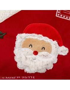Cuscino Lettera di Natale 30x50cm in Poliestere, Decorazione Festiva, Accessorio Natalizio Elegante