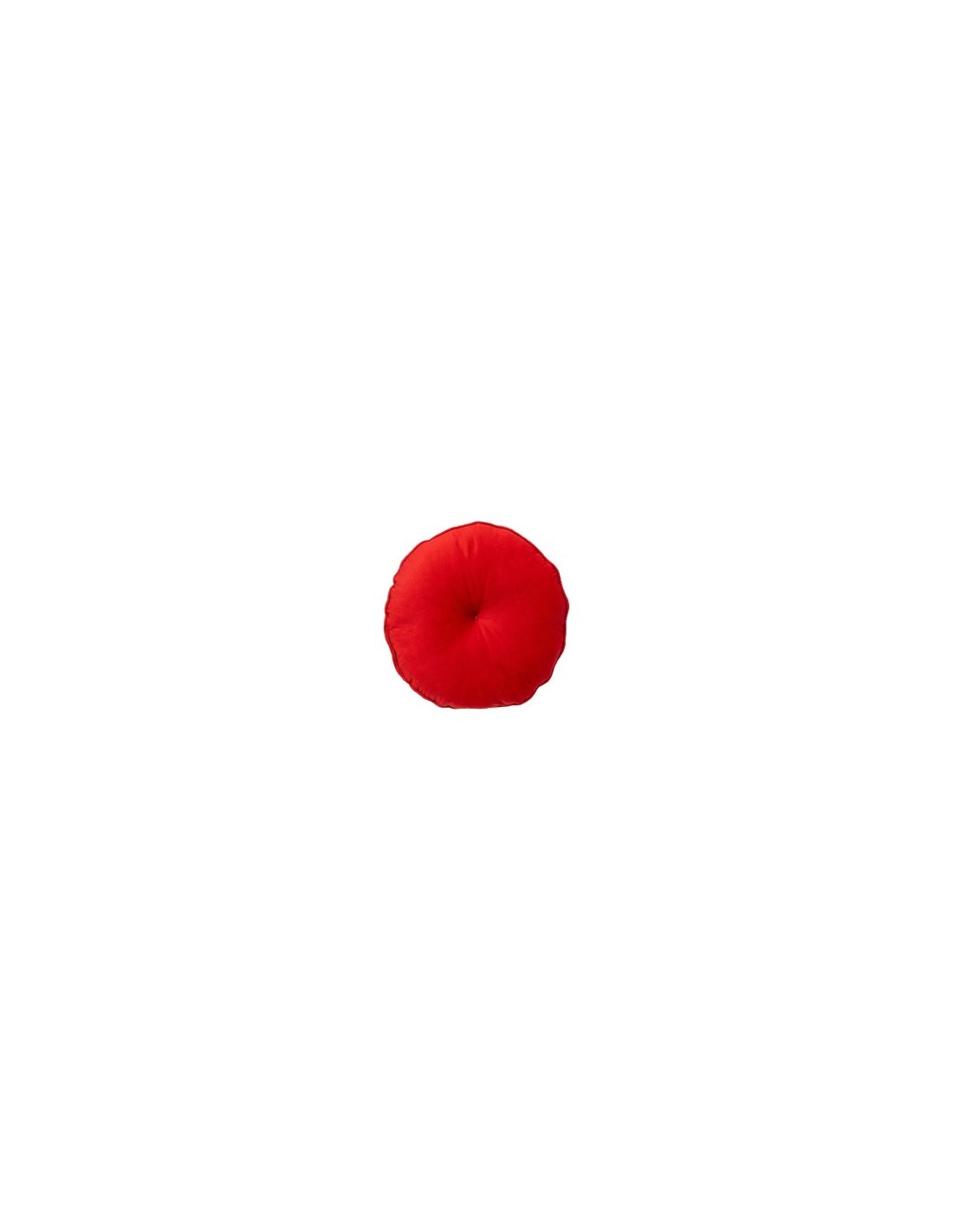 Cuscino di Natale Bonbon Candy D40cm, Decorazione Natalizia Bianco/Rosso, Cuscino Colorato
