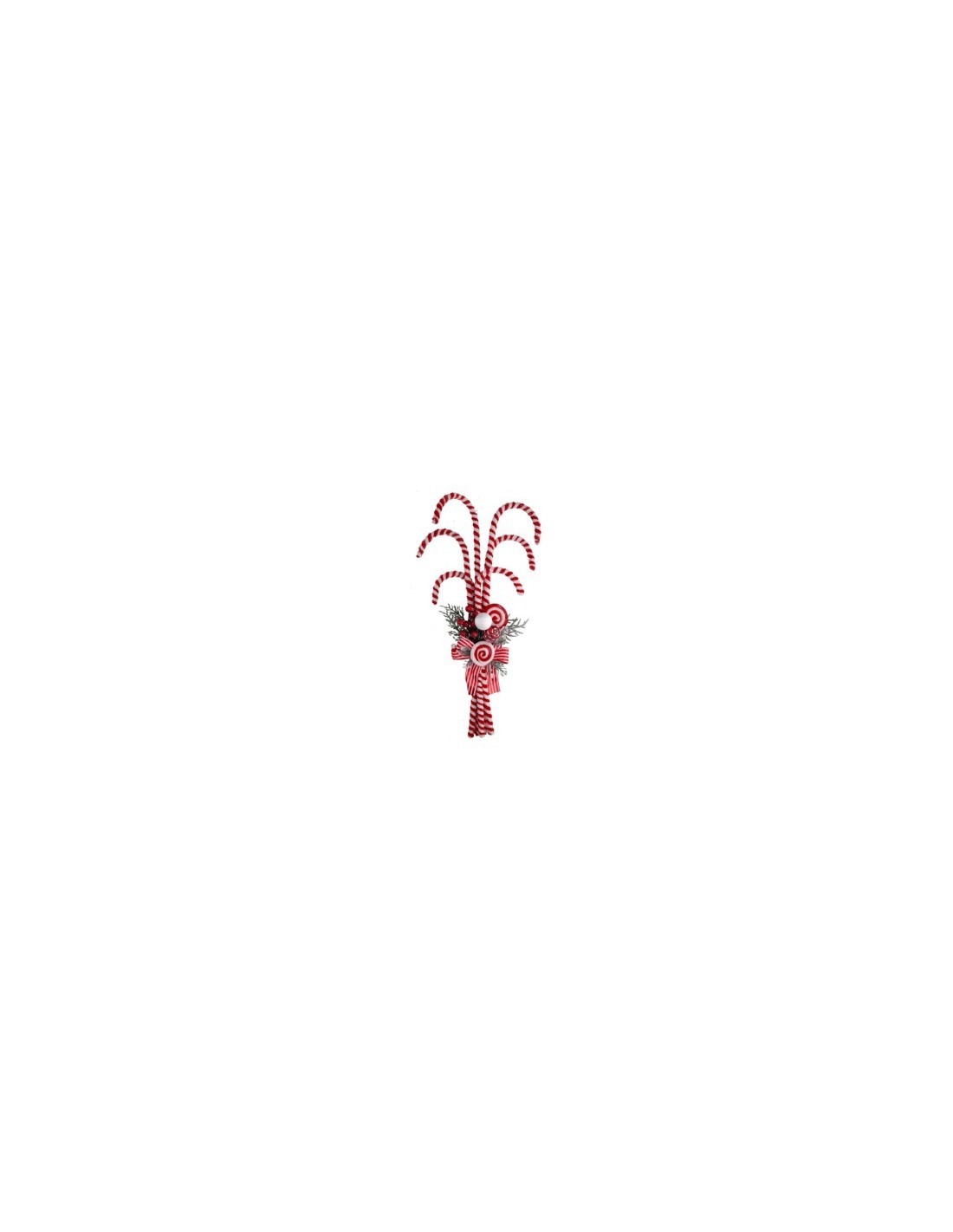 DECORAZIONE BASTONCINI DI ZUCCHERO 60CM PLASTICA