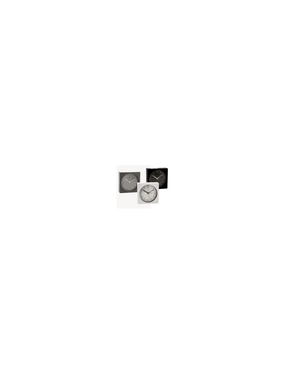 OROLOGIO SVEGLIA 72305 ASSORTITO 14X14CM PLASTICA