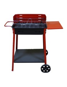 FORNELLO BARBECUE CON RUOTE CARBONELLA 40X60X85CM D'ALUISIO su TreG...