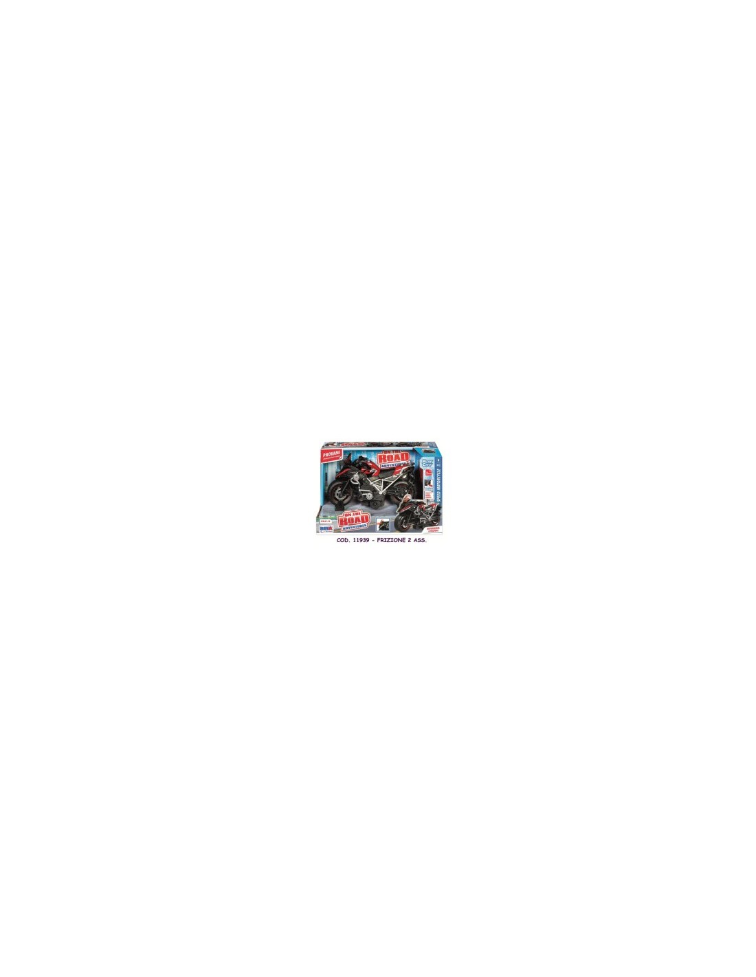 MOTOCICLETTA 11939 CORSA FRIZIONE 1:18 ASSORTITO