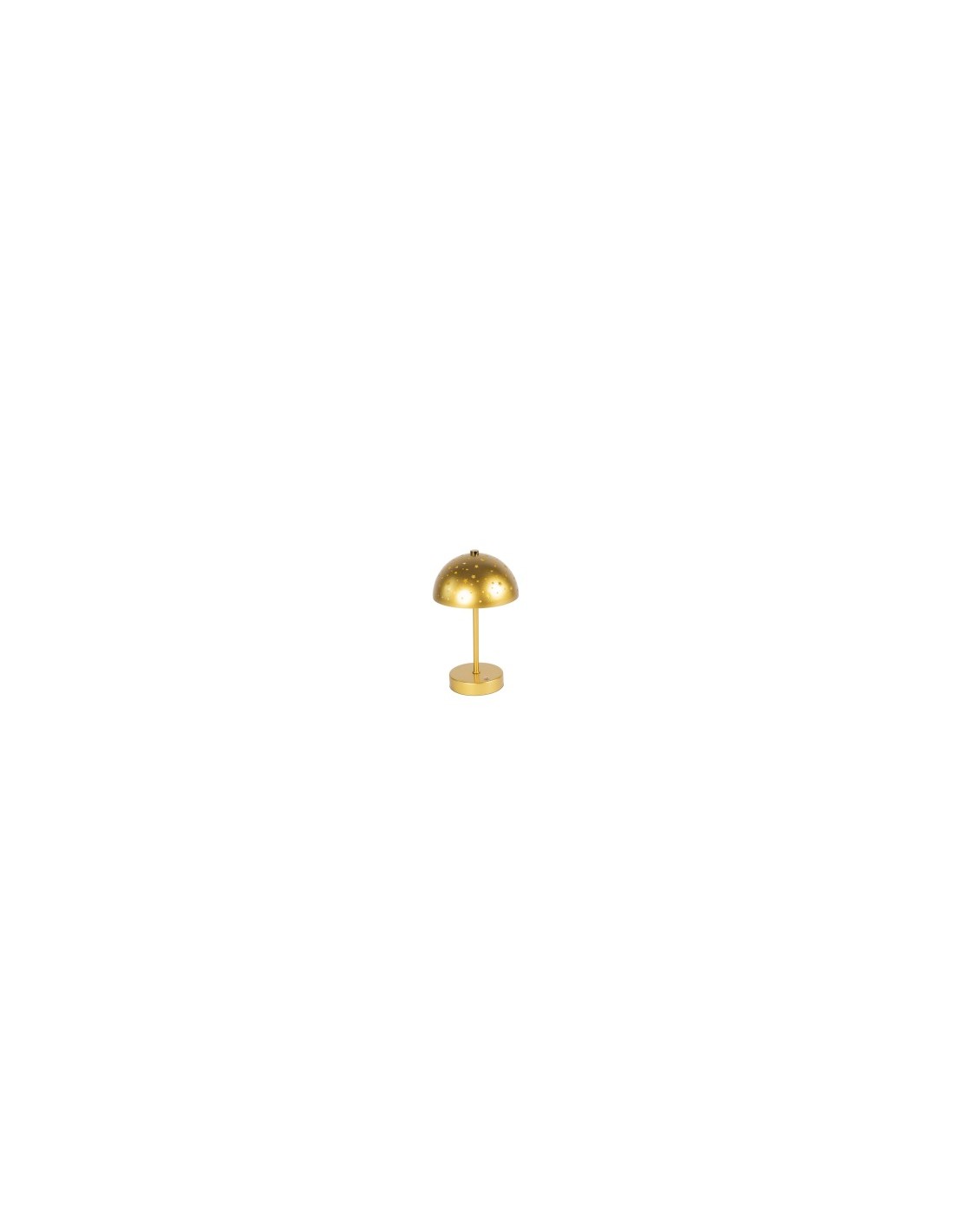 LAMPADA 139930 METALLO STELLE ORO 15X25CM DIMMERABILE