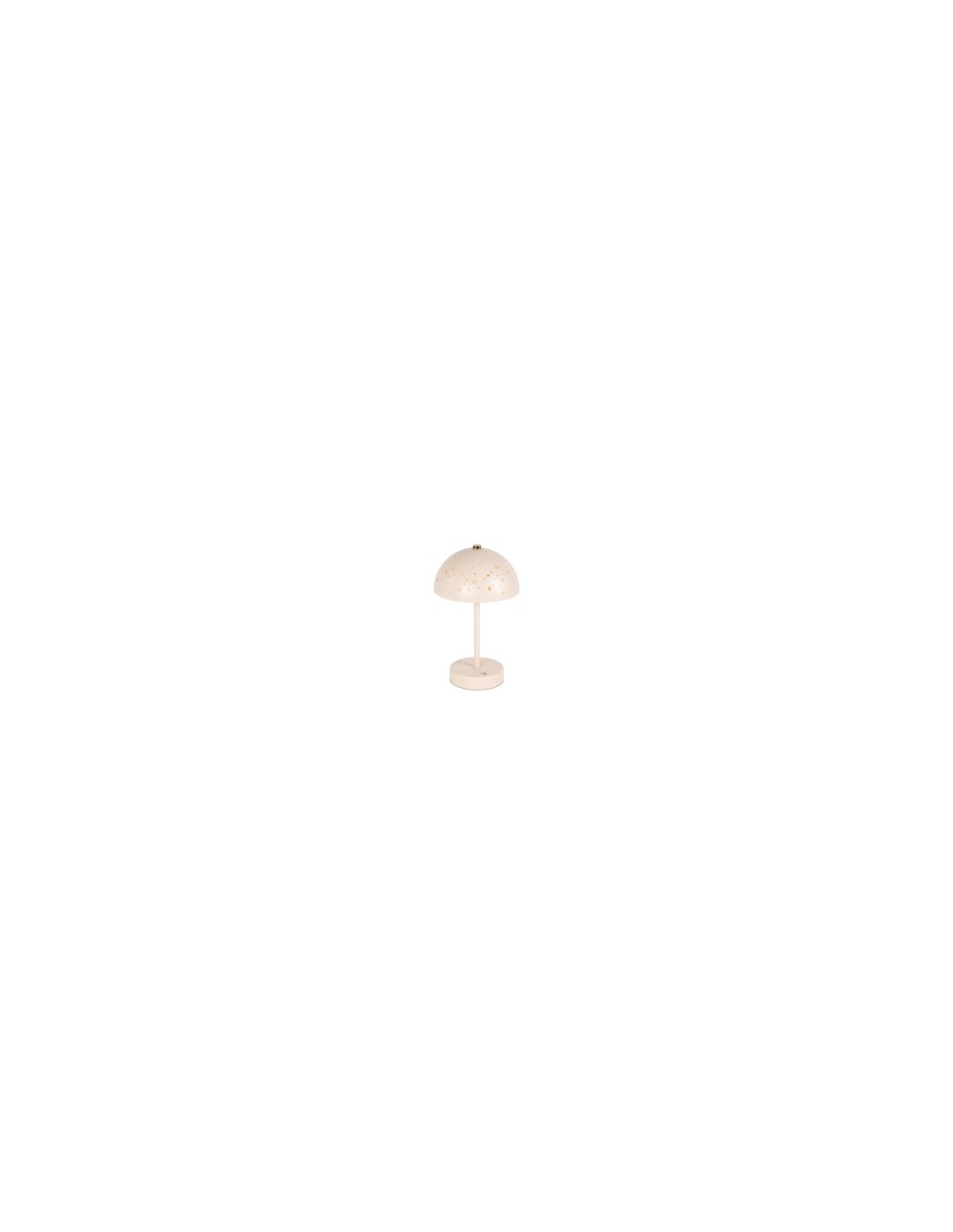 LAMPADA 139932 METALLO STELLE AVORIO 15X25CM DIMMERABILE