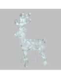 Renna di Natale Thin 3D H60cm: La Magia di Natale con 120 LED