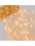 Slitta 3D 180LED Bianco Caldo di Natale, La Magia di Natale a casa tua, Un incanto di luci