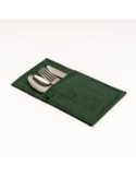 PORTAPOSATE VELLUTO VERDE 13X24CM su TreG Ingrosso