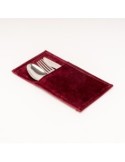 PORTAPOSATE VELLUTO BORDEAUX 13X24CM su TreG Ingrosso