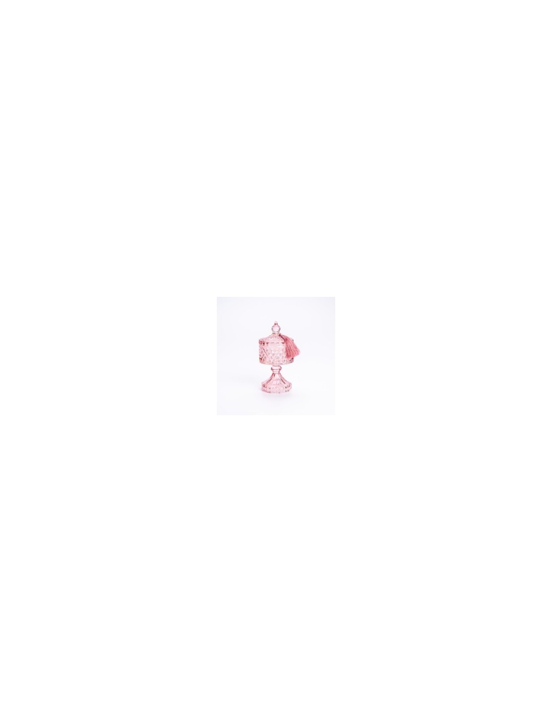 ALZATINA 12160330 COFANETTO ROMBI ROSA 8,5X17CM CON PENDAGLIO