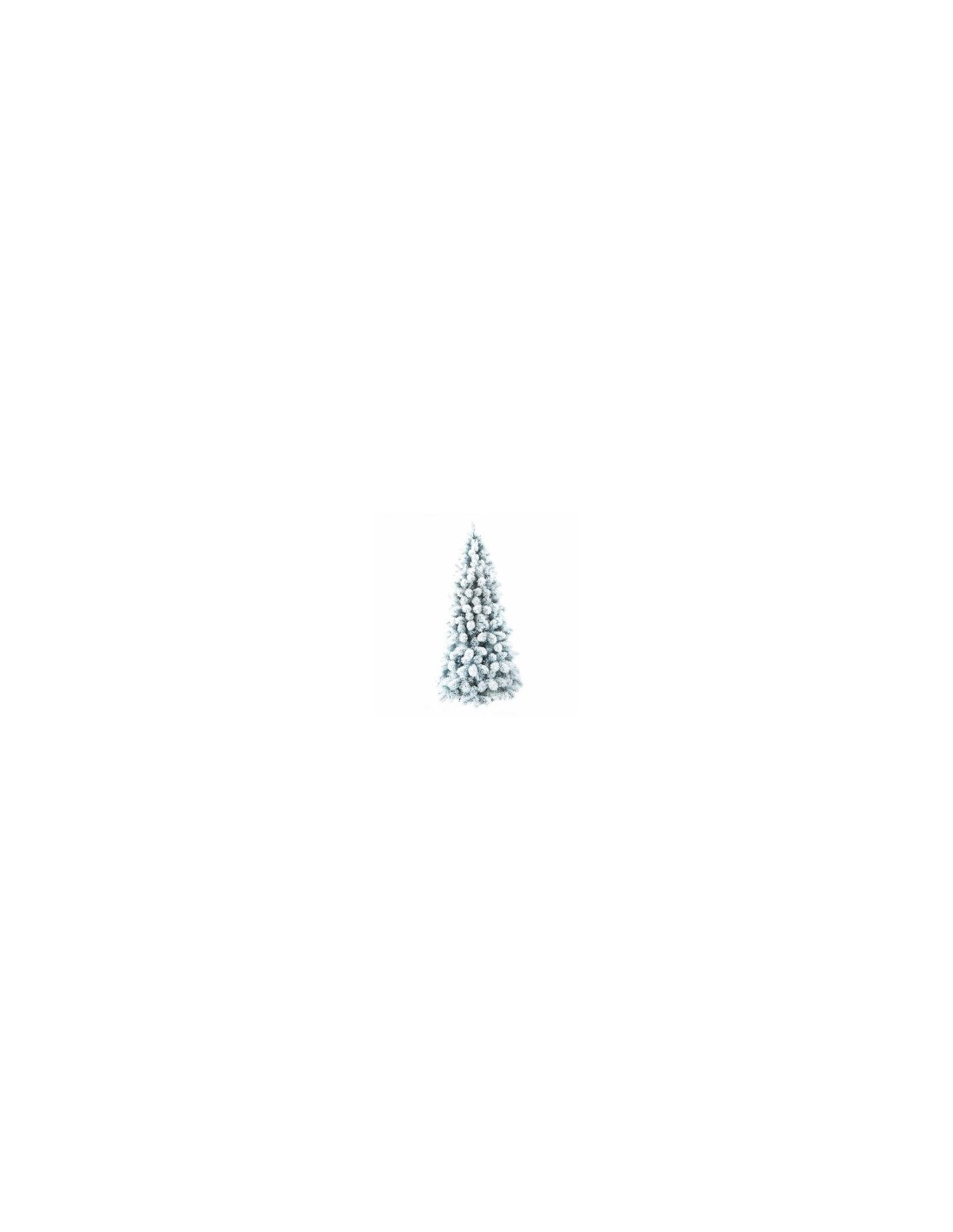 Albero di Natale innevato "Snowy Stone" da 225cm con 1098 rami