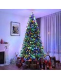 Albero di natale "Poly Ortles" da 210cm con 576LED e Telecomando