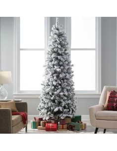 Albero di natale Slim "Poly Carson" da 225cm