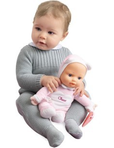 Chicco Gioco La Mia Prima Bambola Rosa - Con Cuore Massaggiagengive per Dentizione, Lavabile e Morbida